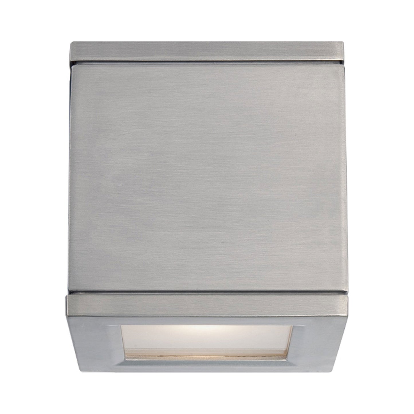 Rubix Outdoor LED Wall Light in Brushed Aluminum (1-Light).