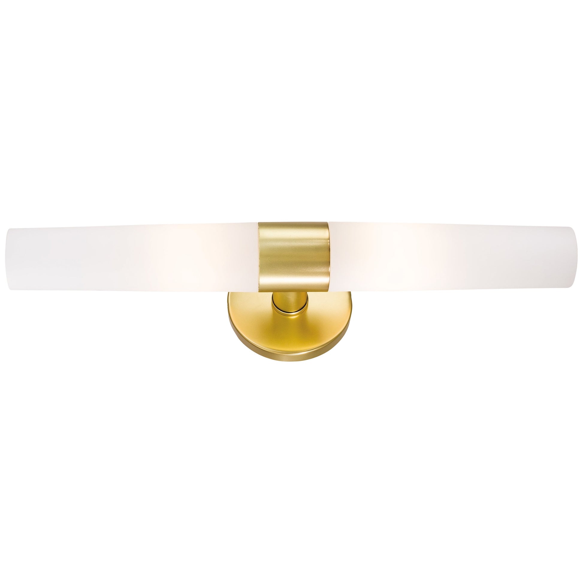 Saber Bath Vanity Light in Honey Gold.