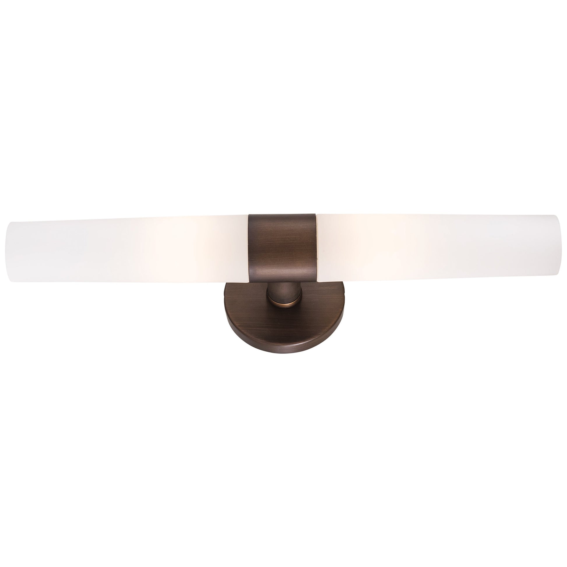 Saber Bath Vanity Light in Painted Copper Bronze Patina.