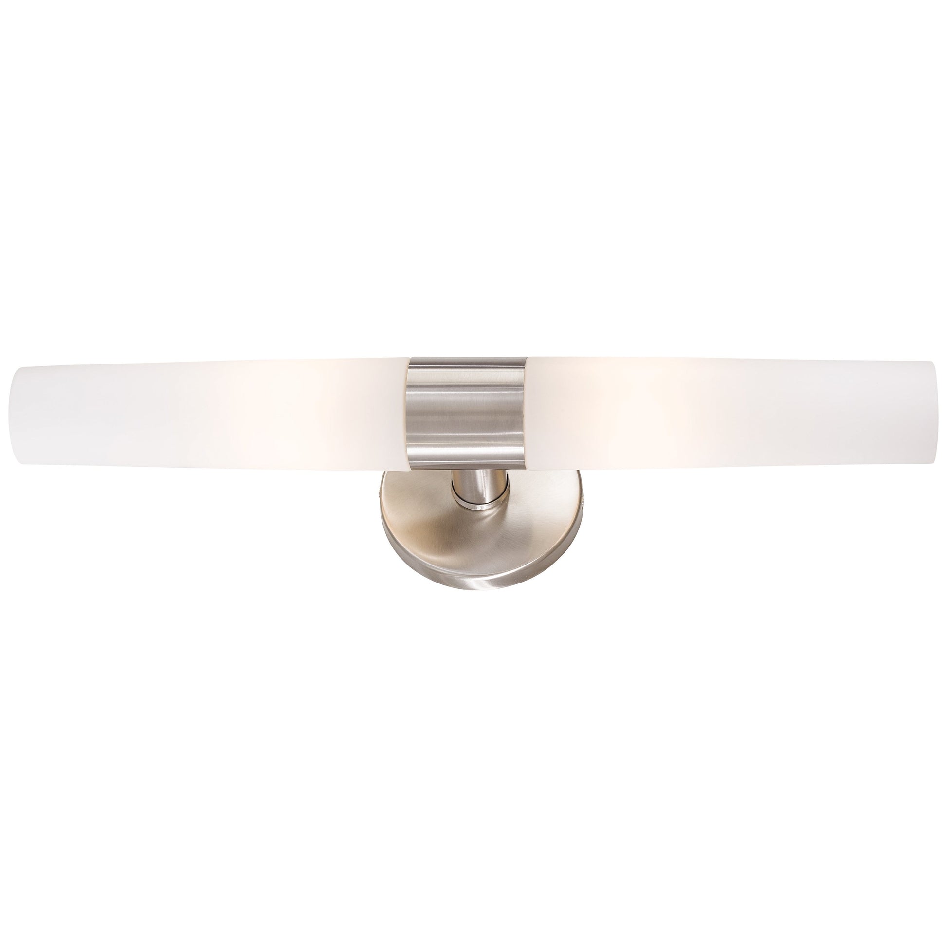Saber Bath Vanity Light in Brushed Stainless Steel.