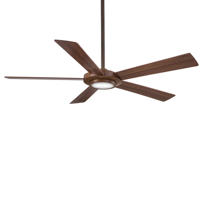 Sabot LED Ceiling Fan in Distressed Koa.