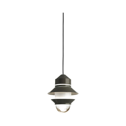 Santorini Outdoor Pedant Light in Grey.