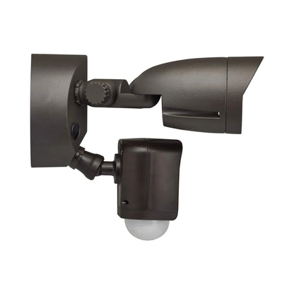 Bullet Smart Outdoor LED Wall Light with Security Camera in Detail.