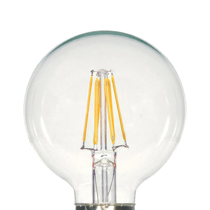 Edison Style Medium Base G Type LED Bulb in Detail.