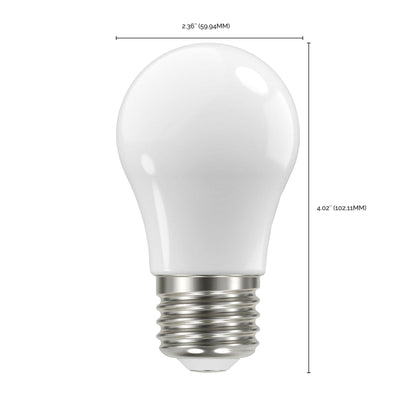 Medium Base A Type LED Bulb - line drawing.