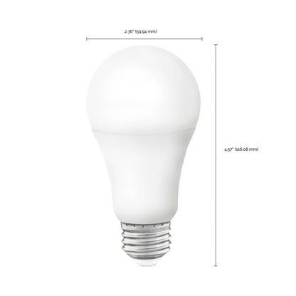 Starfish S11254 - 10 Watt A19 Wifi Smart LED Color-Changing Light Bulb - line drawing.