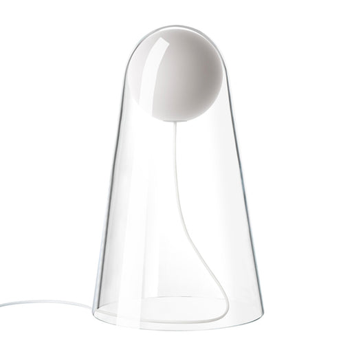 Satellight LED Table Lamp in White and Clear.