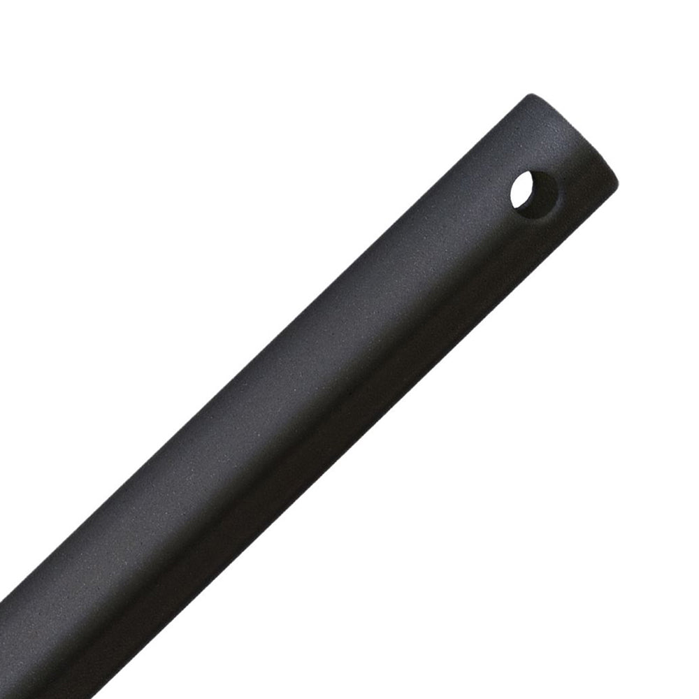 Savoy House 12inch - 36inch Downrod in Flat Black.