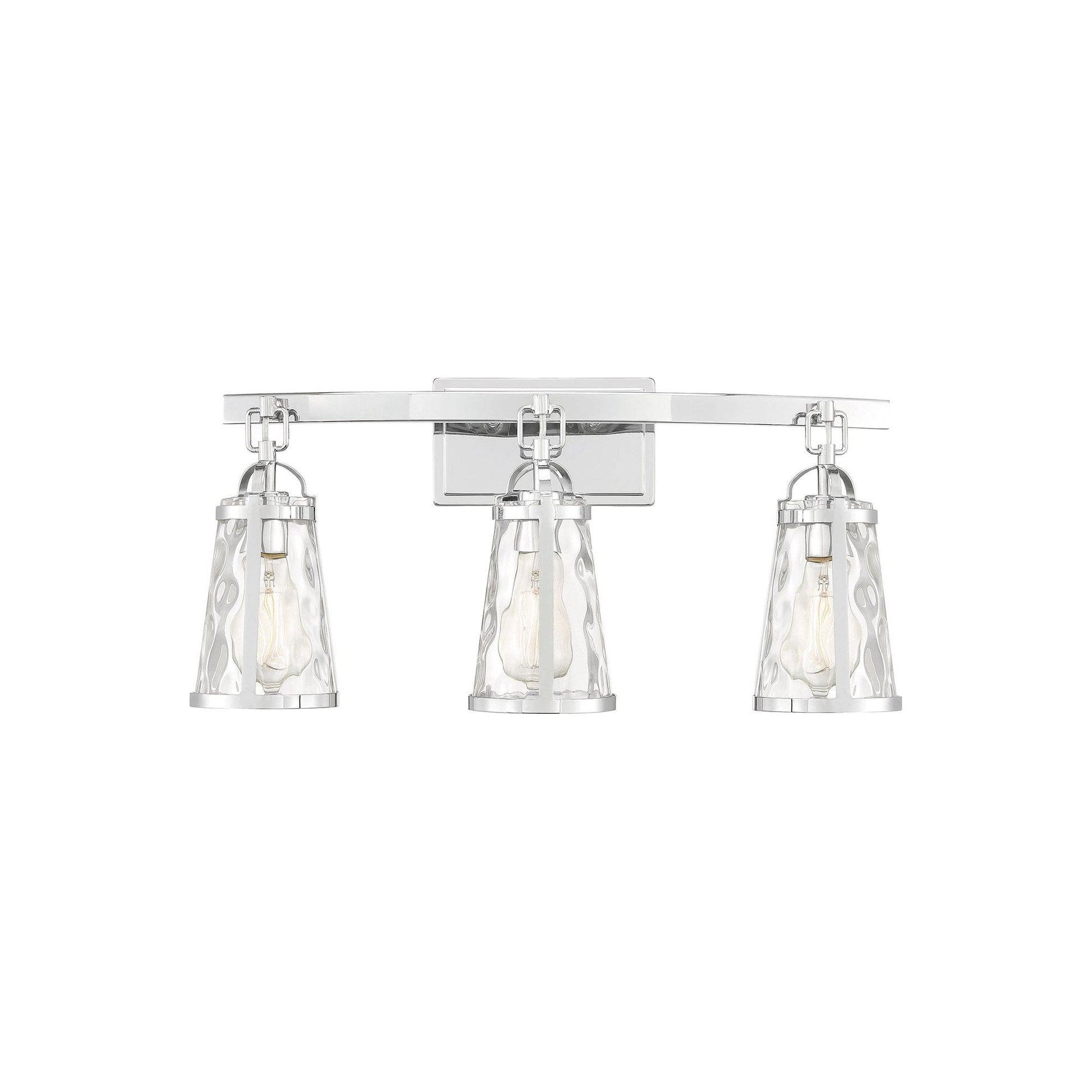 Albany Vanity Wall Light in Polished Chrome (3-Light).