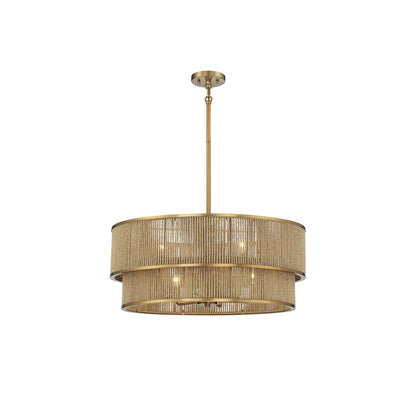Ashburn Drum Pendant Light in Detail.