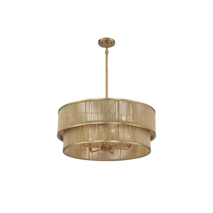 Ashburn Drum Pendant Light in Detail.