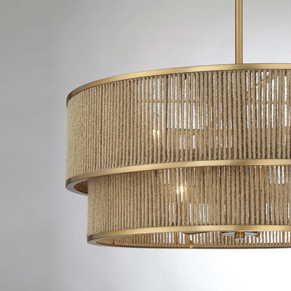 Ashburn Drum Pendant Light in Detail.