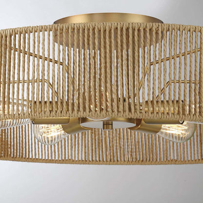 Ashe Semi Flush Mount Ceiling Light in Detail.