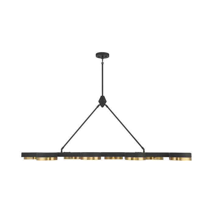 Ashor LED Linear Pendant Light to Detail.