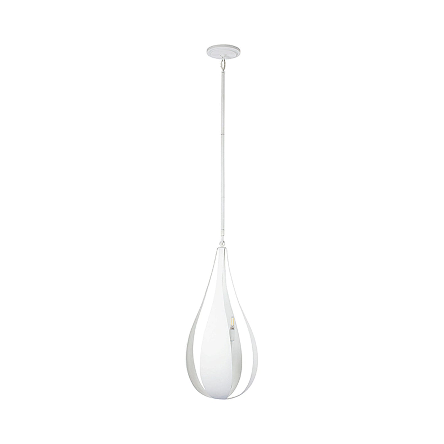 Bali Pendant Light in White (5-Light).