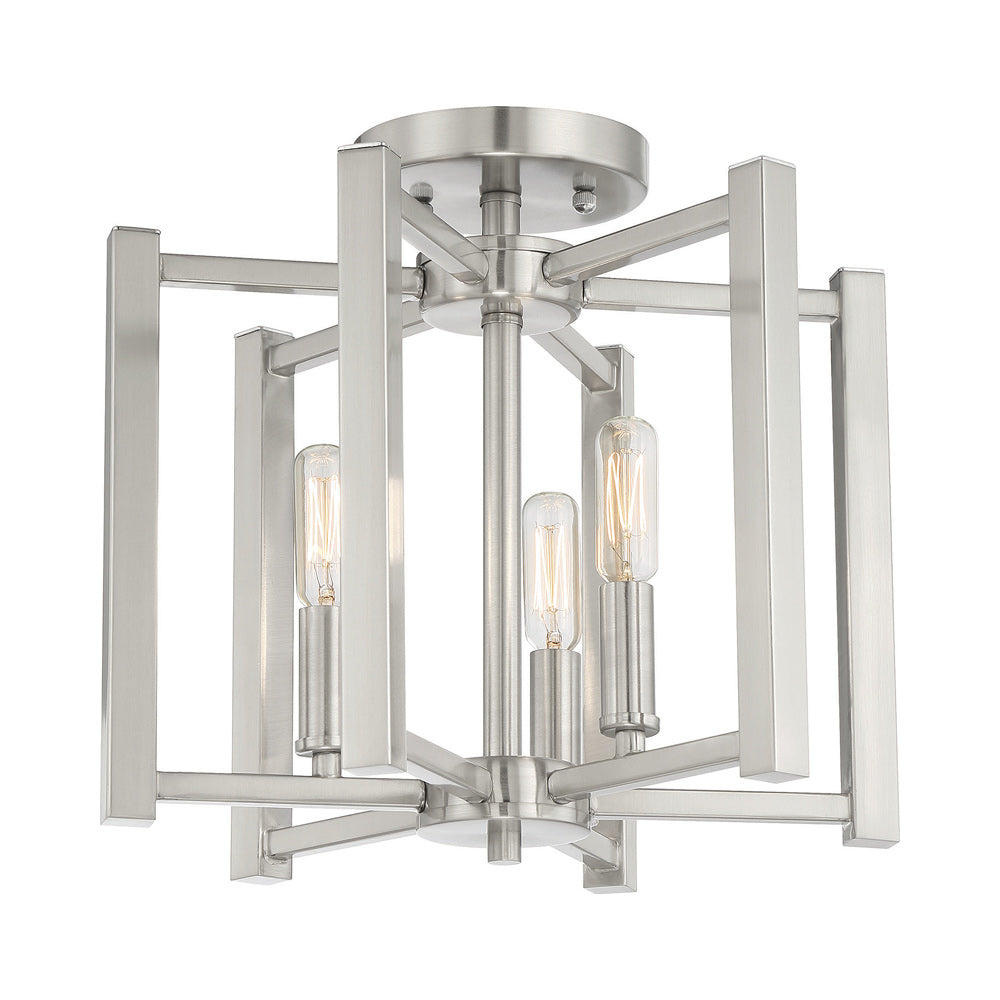 Benson Semi Flush Mount Ceiling Light in Detail.