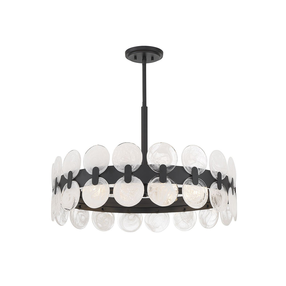 Boca LED Chandelier in Detail.