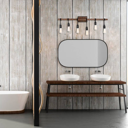 Burgess Vanity Wall Light in bathroom.