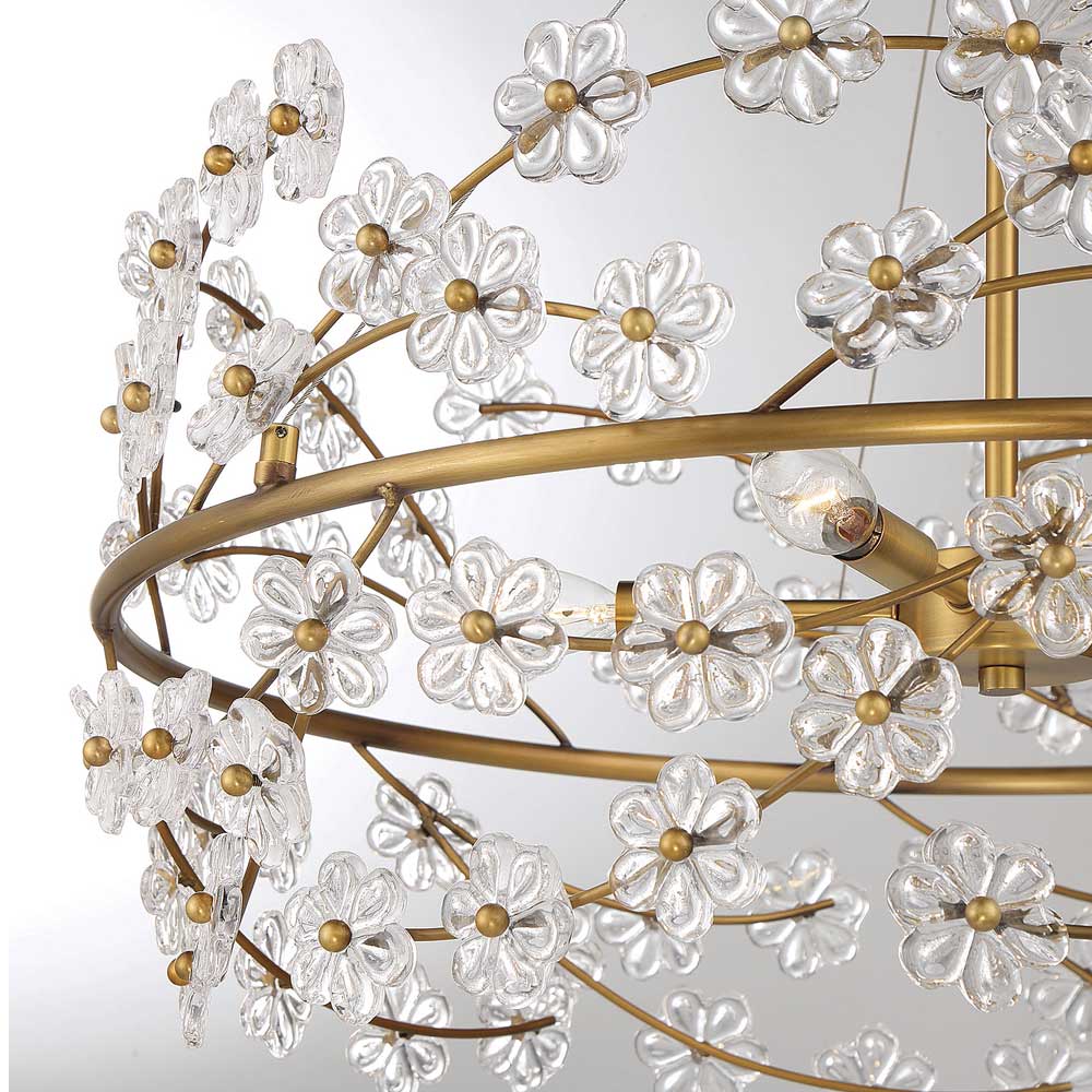 Camille Chandelier in Detail.