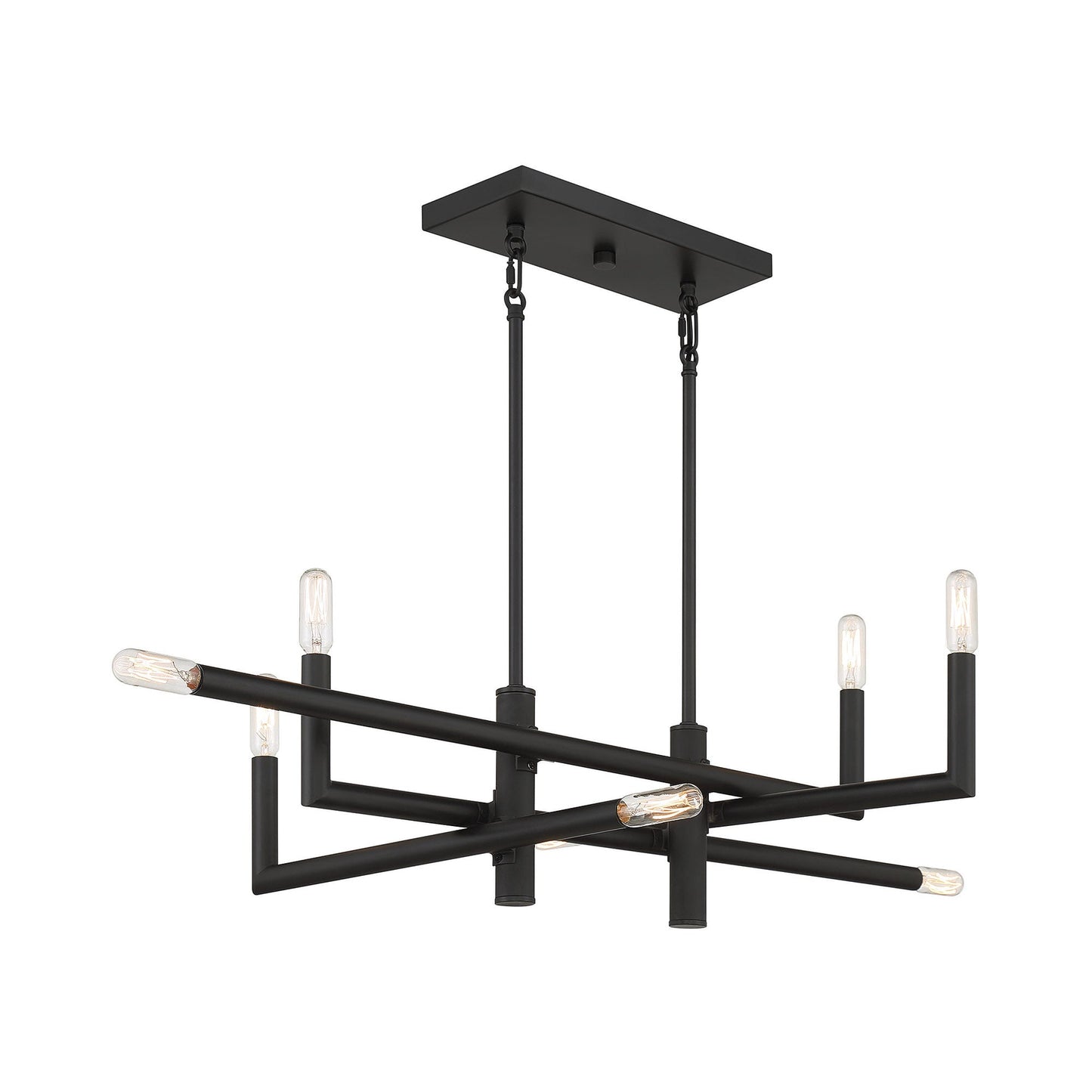 Cristofer Chandelier in Matte Black (8-Light).