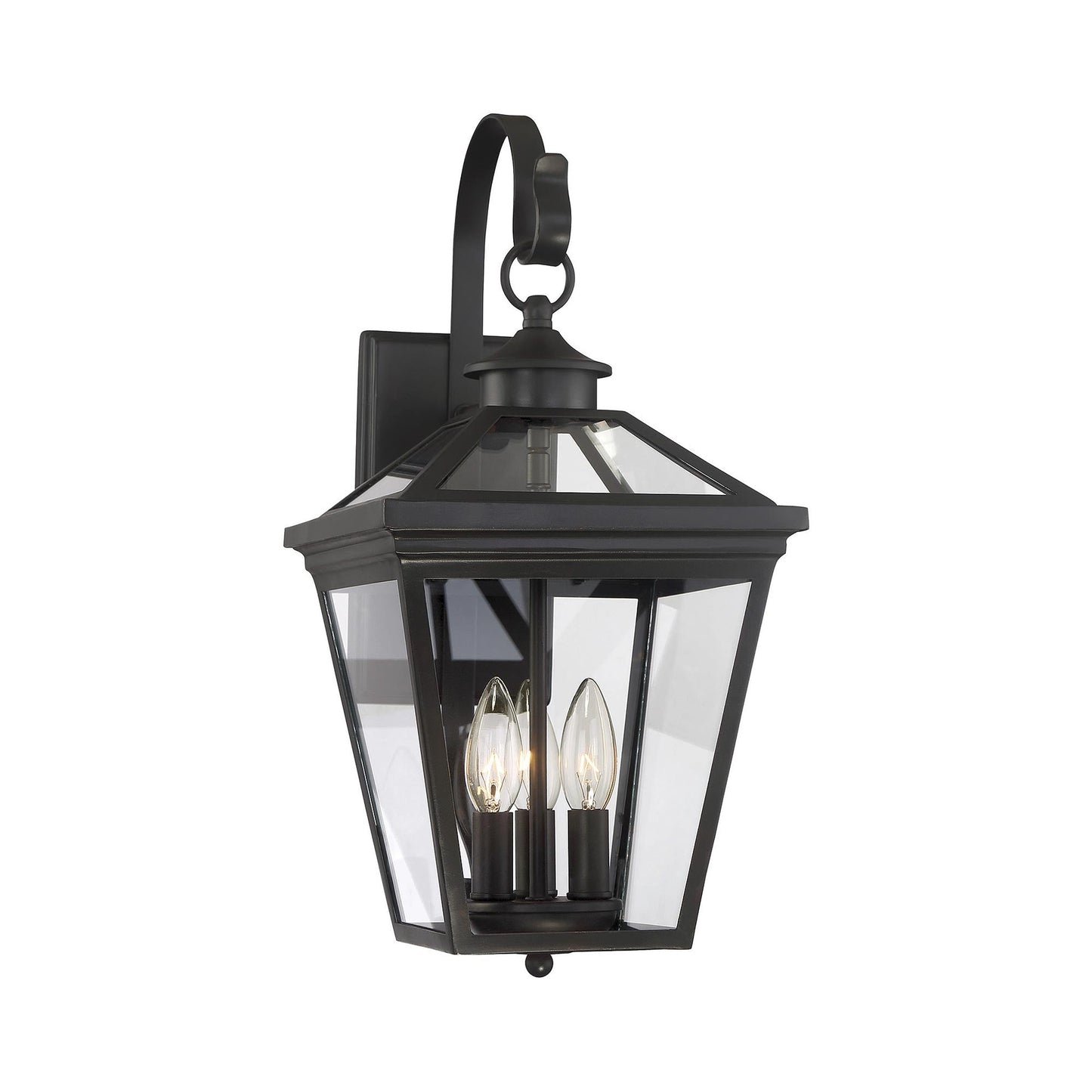 Ellijay Outdoor Wall Light in English Bronze (3-Light).