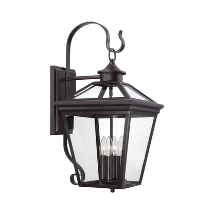 Ellijay Outdoor Wall Light in English Bronze (4-Light).