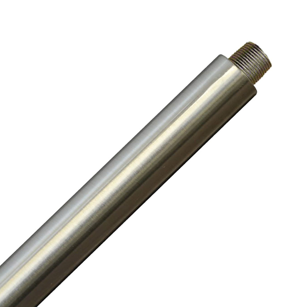 Savoy House Extension Downrod in Polished Pewter.