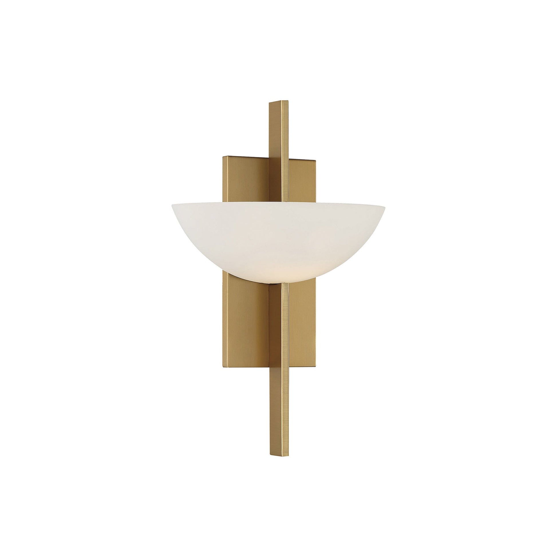 Fallon Wall Light in Warm Brass.