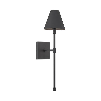 Jefferson Wall Light in Matte Black.