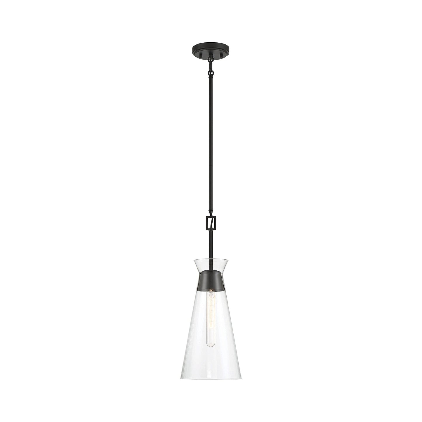 Lakewood Pendant Light in Matte Black.