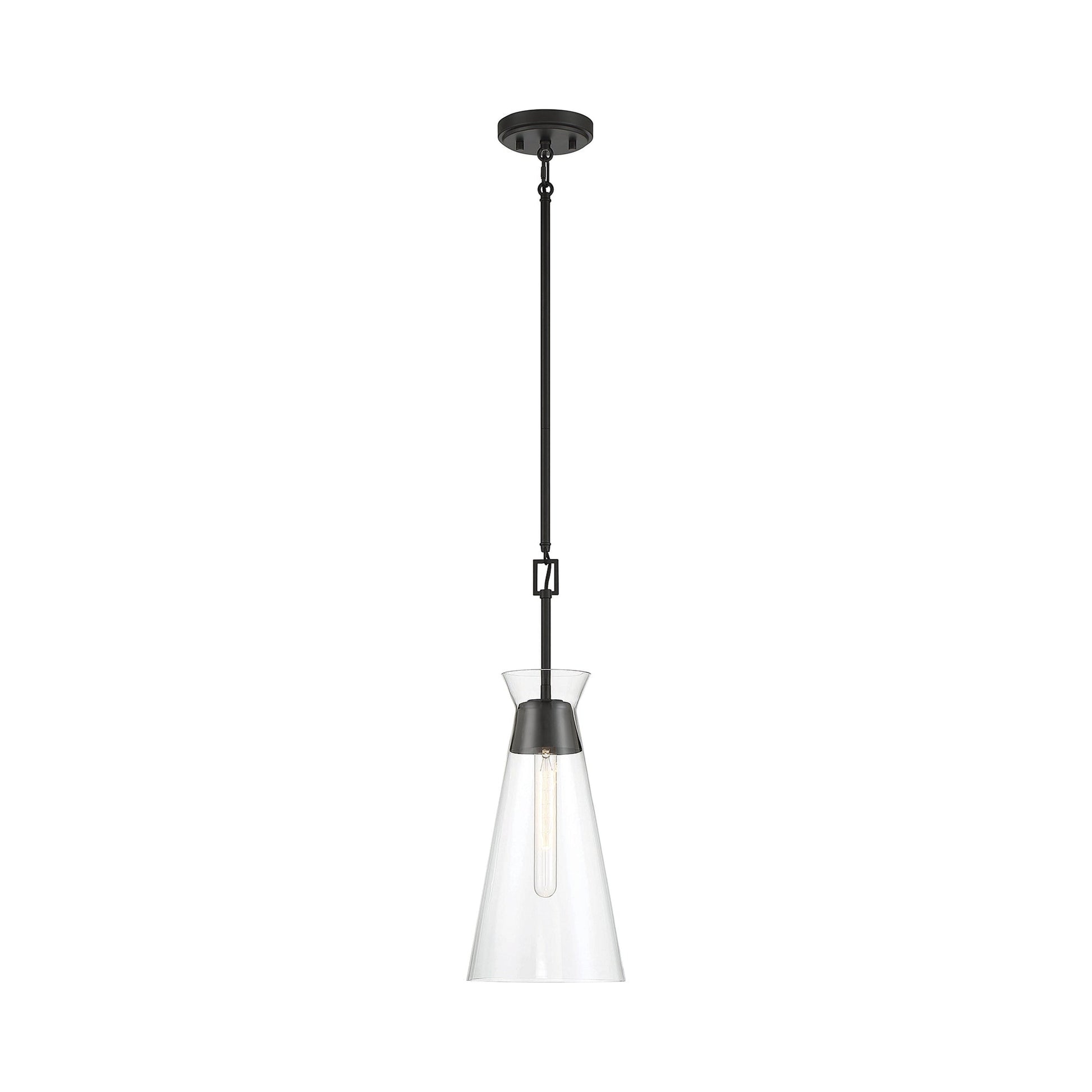 Lakewood Pendant Light in Matte Black.