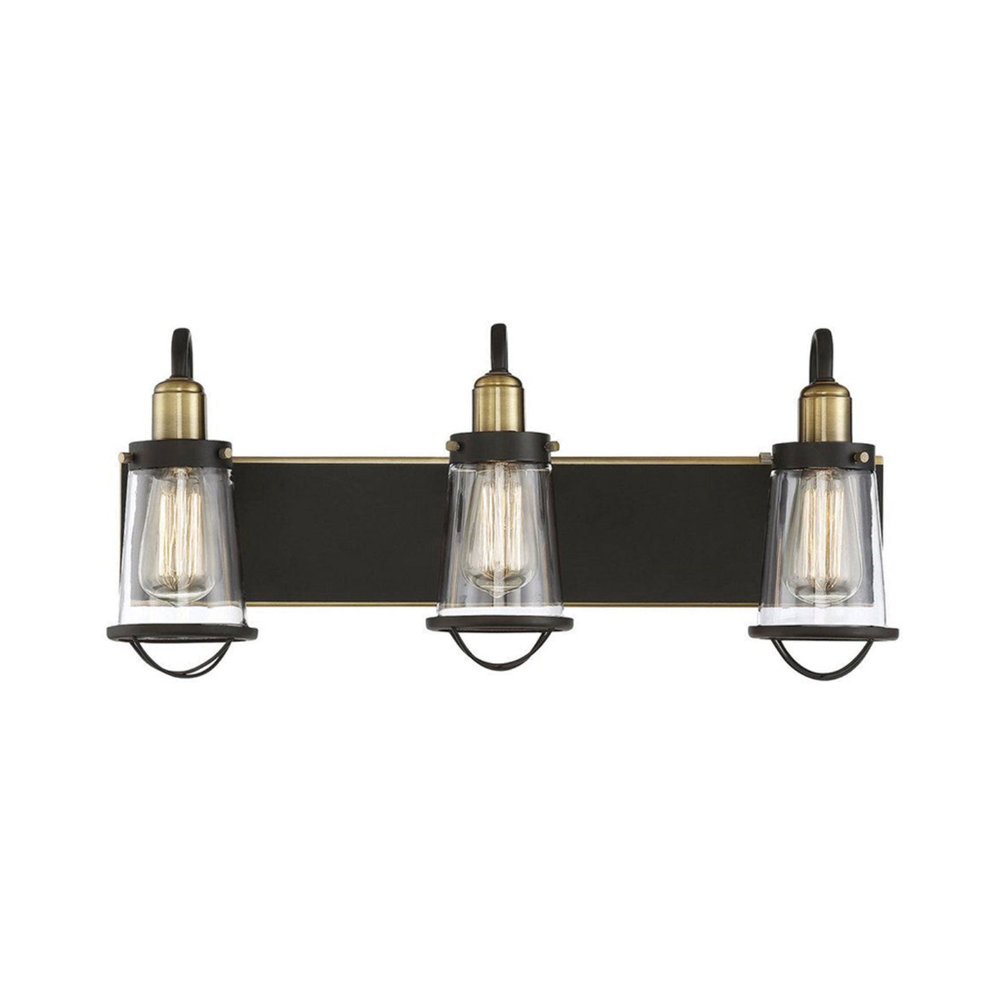 Lansing Vanity Wall Light in English Bronze (3-Light).