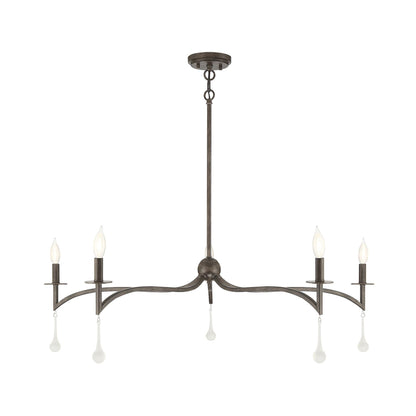 Laramie Chandelier in Chelsea Walnut.