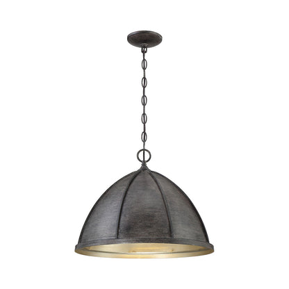 Laramie Pendant Light in Chelsea Walnut (1-Light).