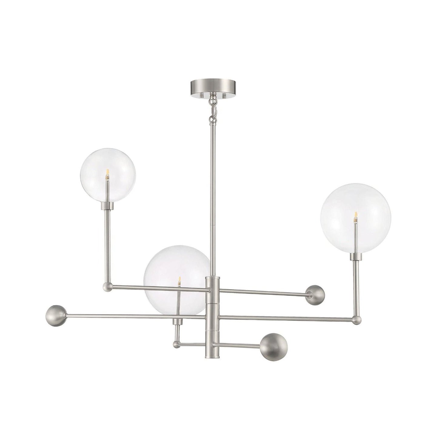 Meridian Glass Chandelier.