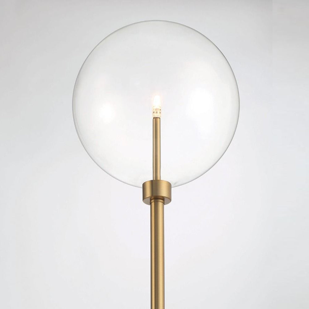 Meridian Glass Chandelier in Detail.