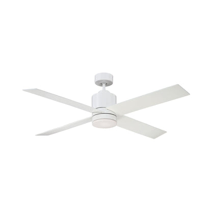 Meridian M2015 LED Ceiling Fan in White.