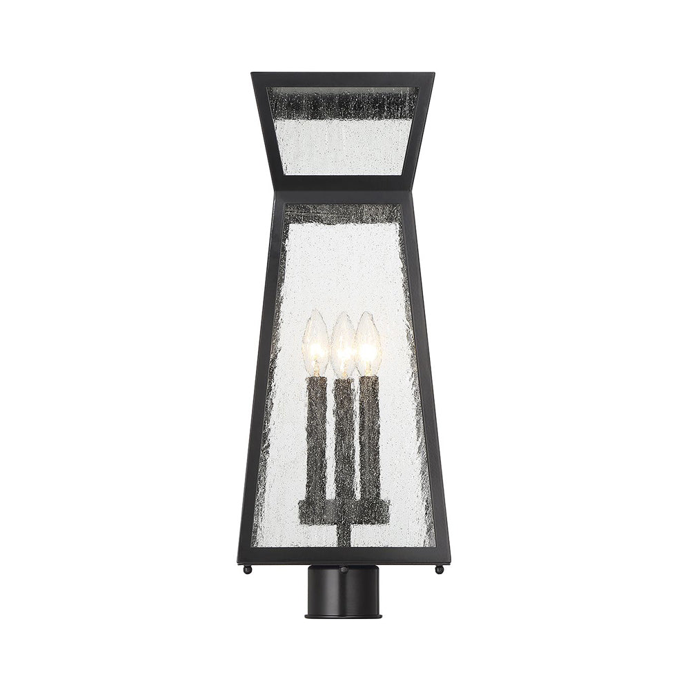 Millford Outdoor Post Light in Detail.