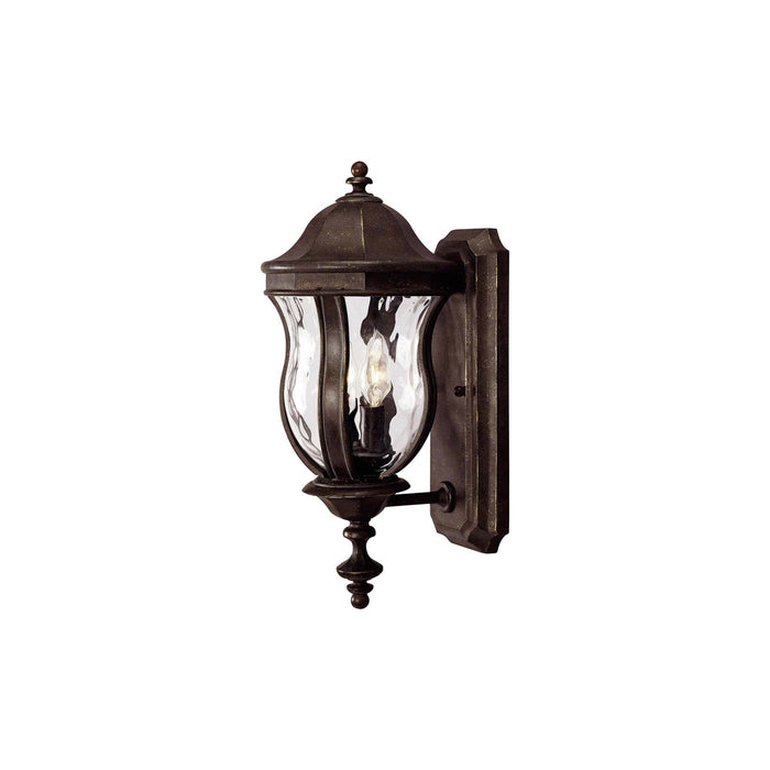 Monticello Outdoor Wall Light in Walnut Patina (Small).