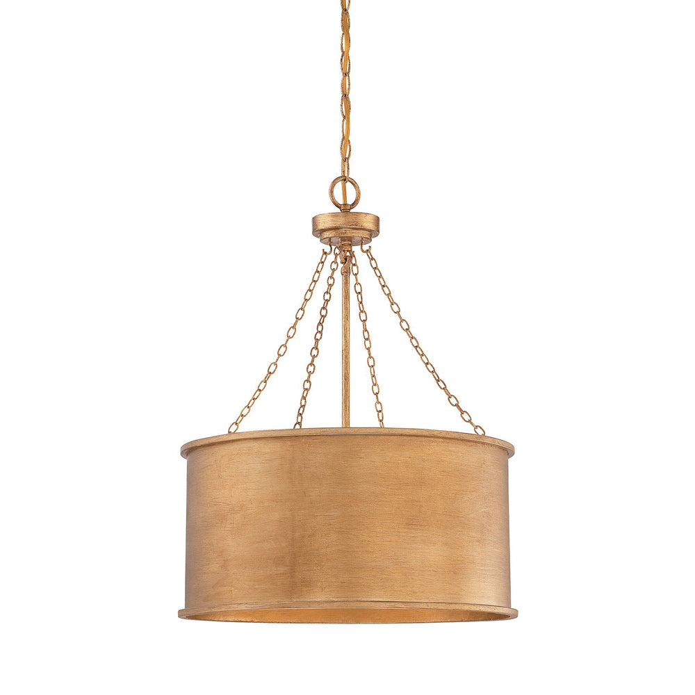 Rochester Pendant Light in Gold Patina (4-Light).