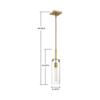 Winfield Pendant Light - line drawing.