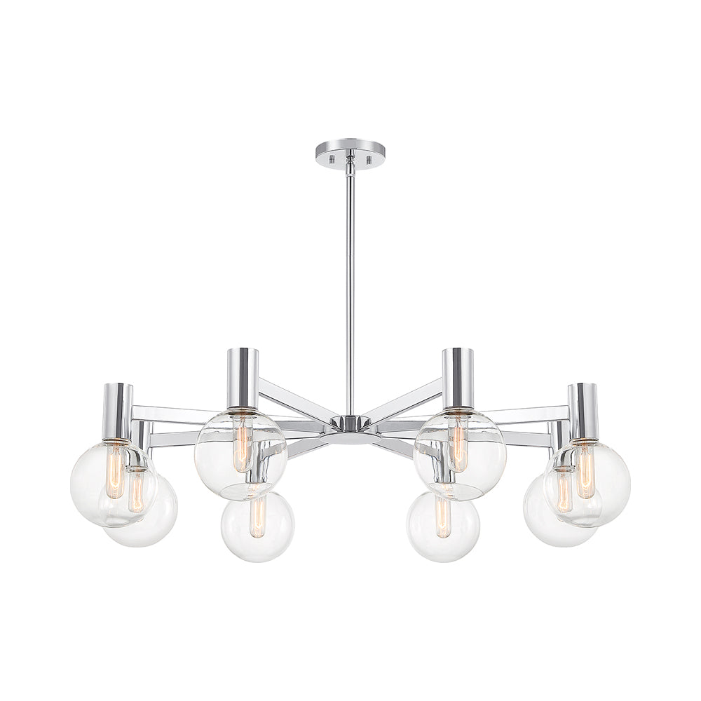 Wright Chandelier in Chrome (8-Light).