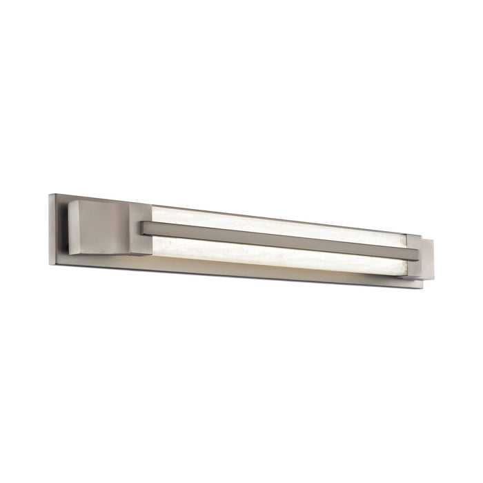 Aberdeen LED Vanity Wall Light in Brushed Nickel (Small).
