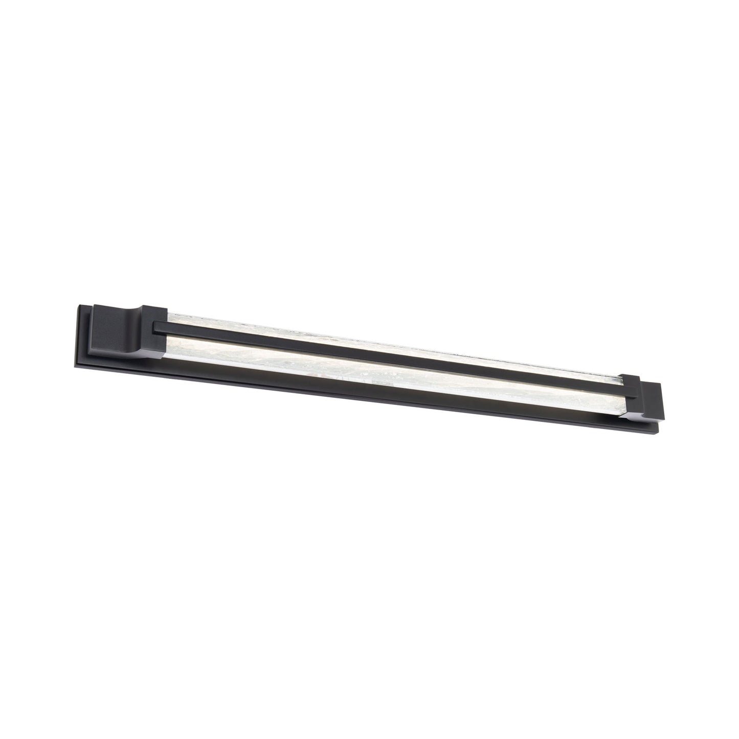 Aberdeen LED Vanity Wall Light in Black (Large).