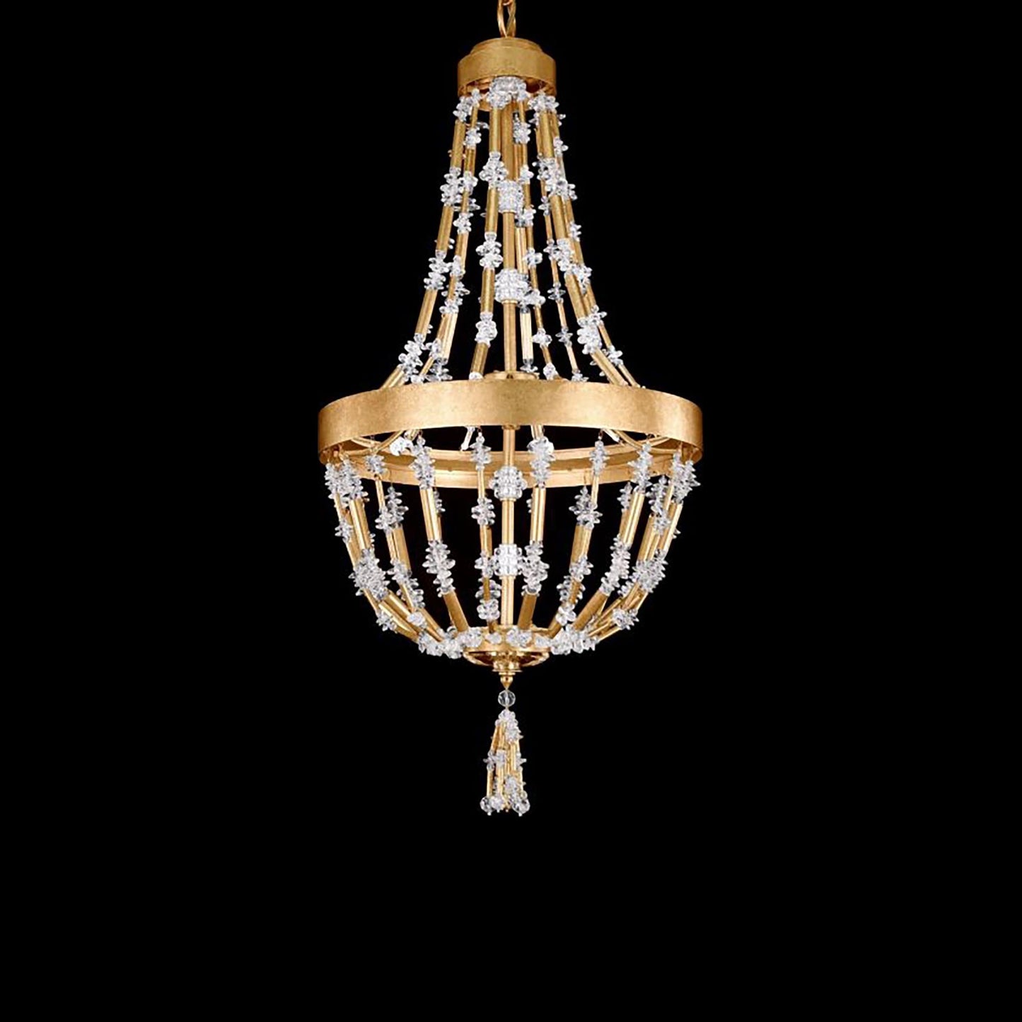 Bali LED Pendant Light in Heriloom Gold (Small).