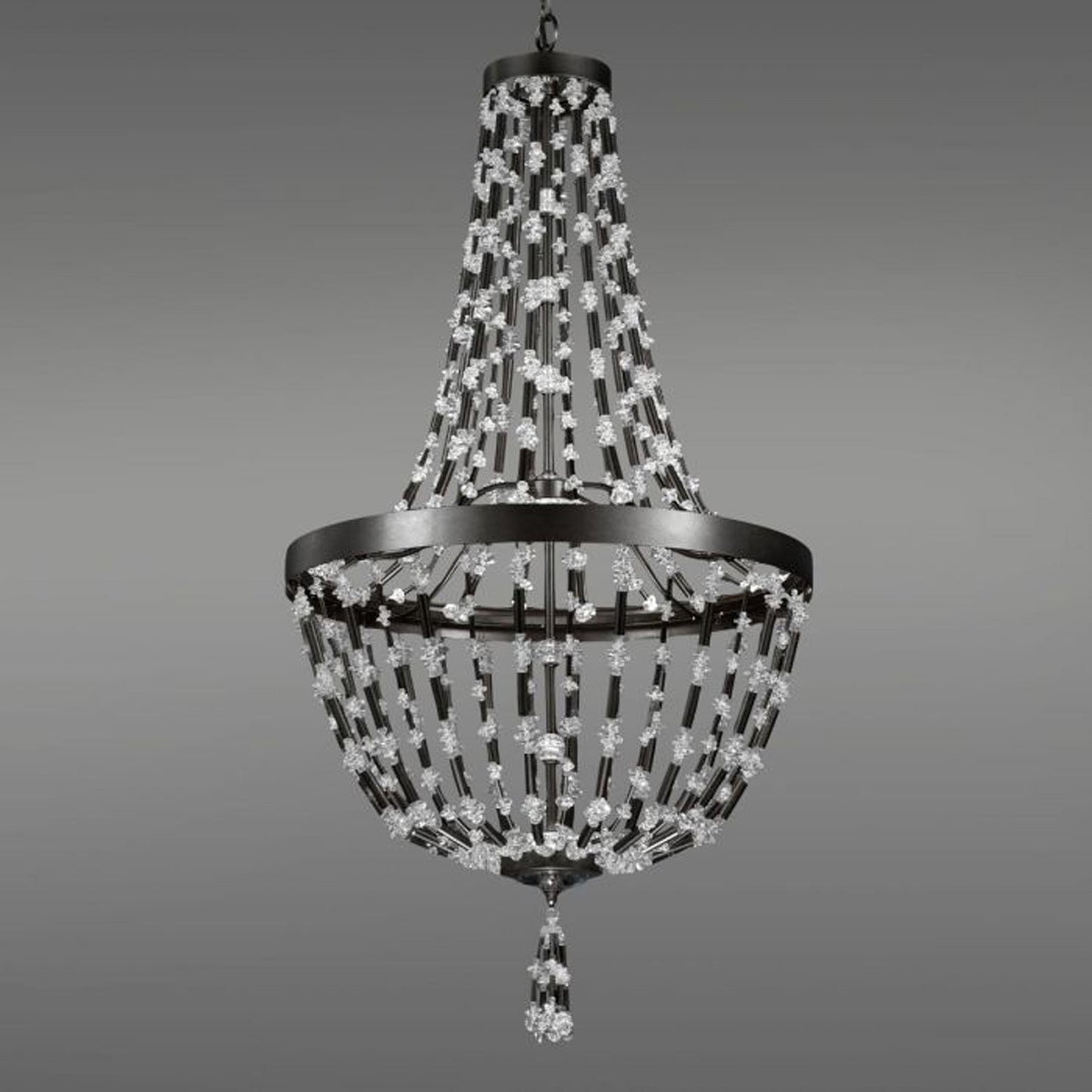 Bali LED Pendant Light in Black (Large).