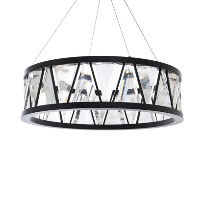 Corinth LED Pendant Light in Black.