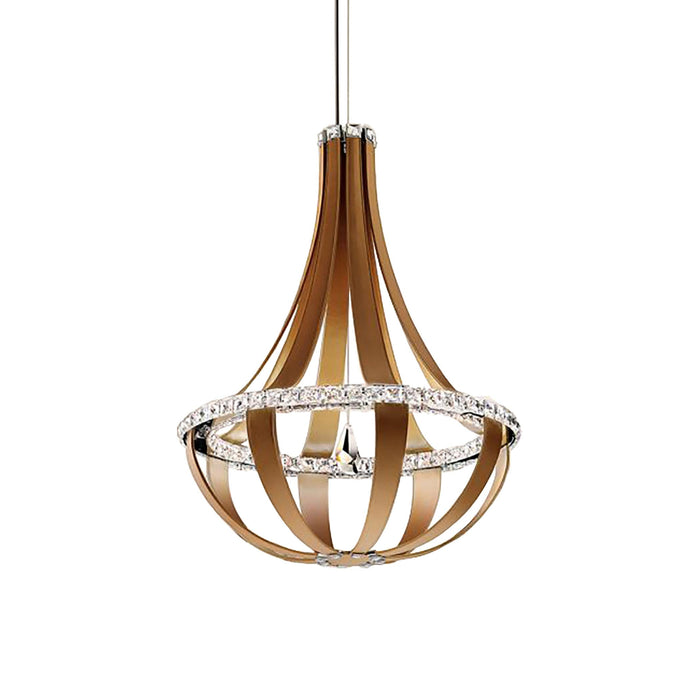 Crystal Empire LED Pendant Light in Chinook (16-Light).