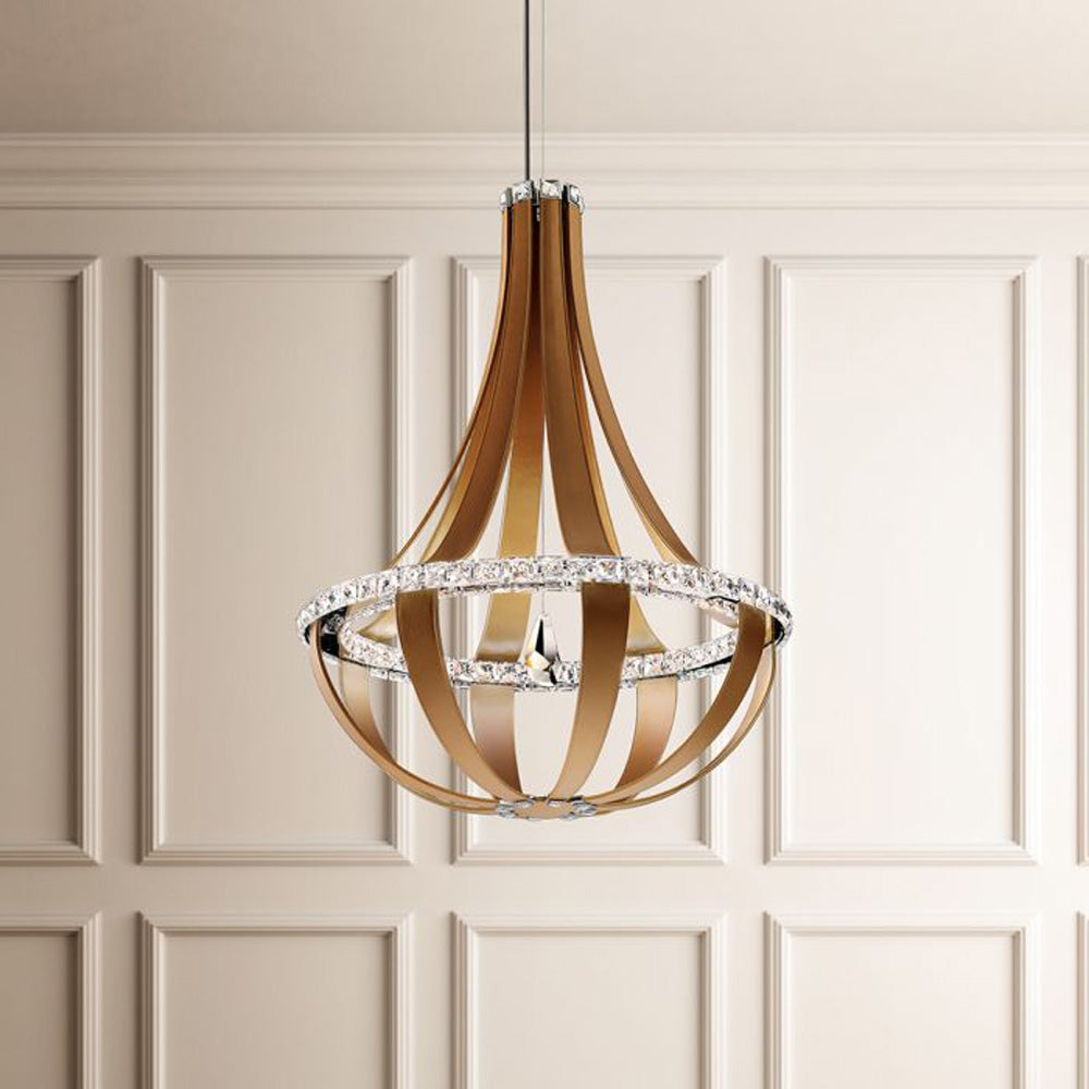 Crystal Empire LED Pendant Light in Detail.