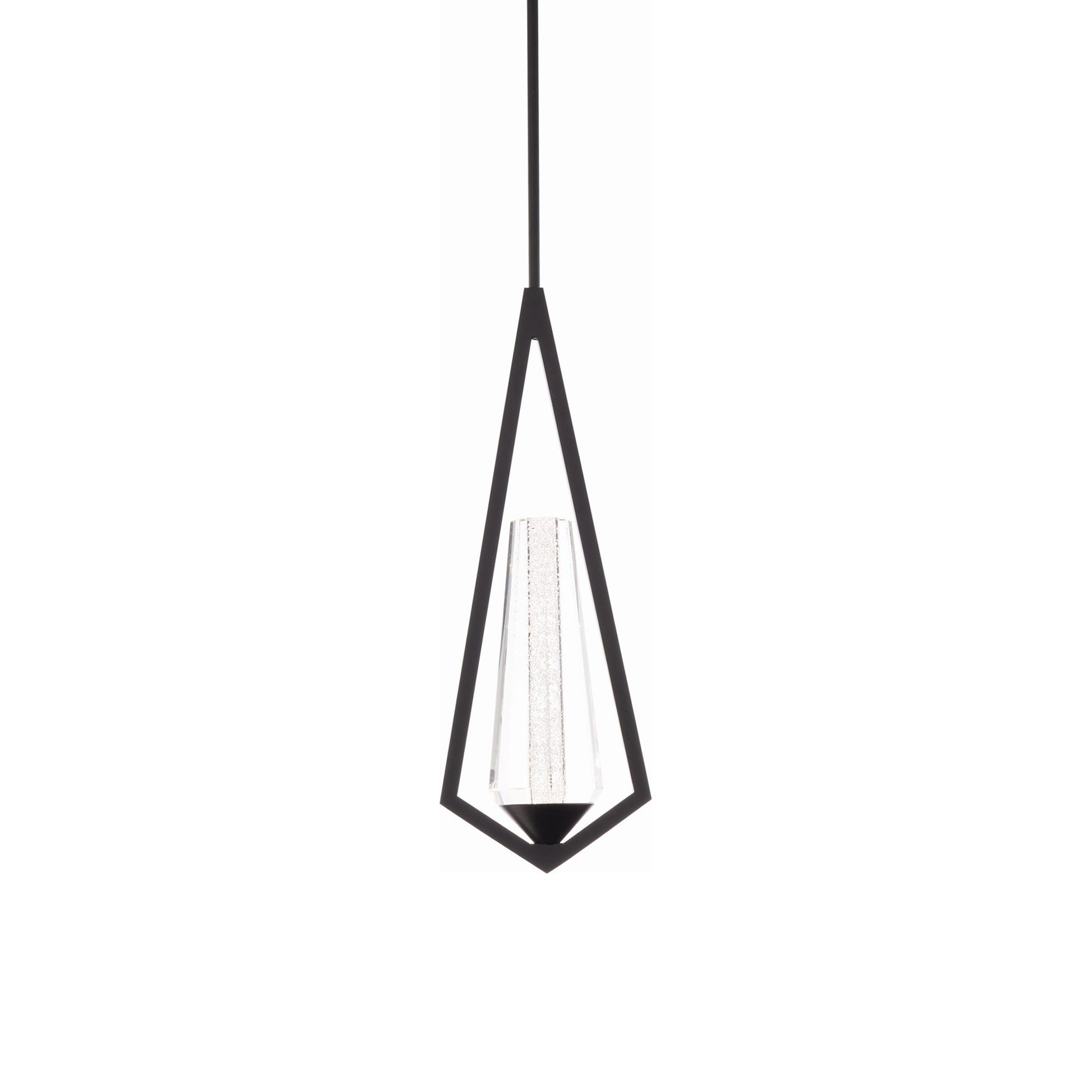 Devotion LED Mini Pendant Light in Black.